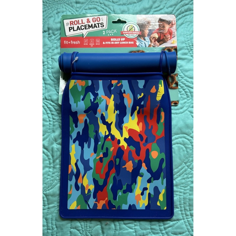 Roll & Go Placemats 2 Pack  Toddler NEW